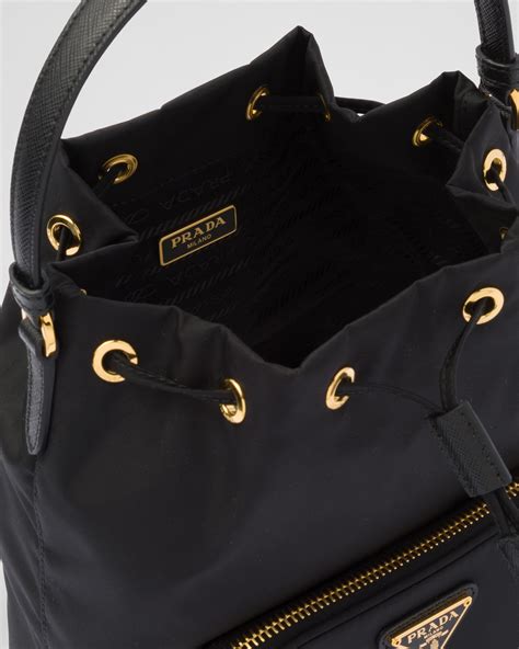 prada duet re-nylon shoulder bag review|prada nylon drawstring.